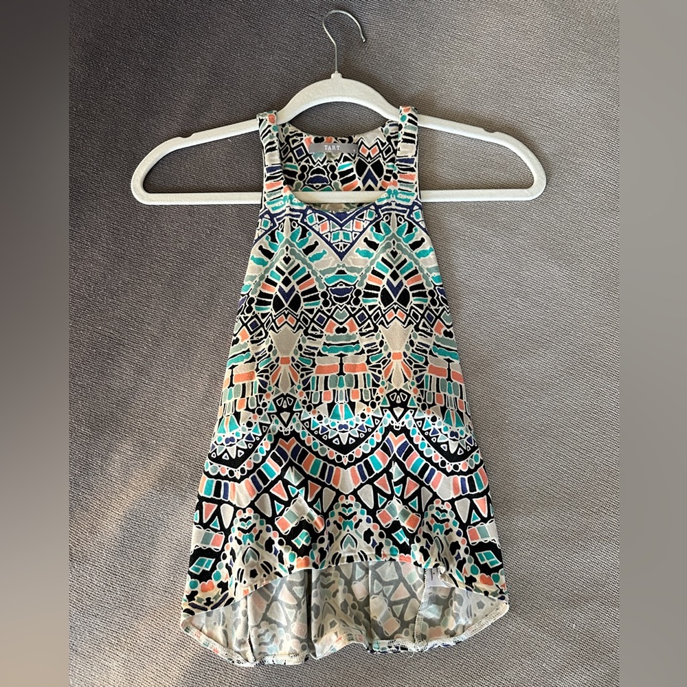 Geometric Printed Top - S